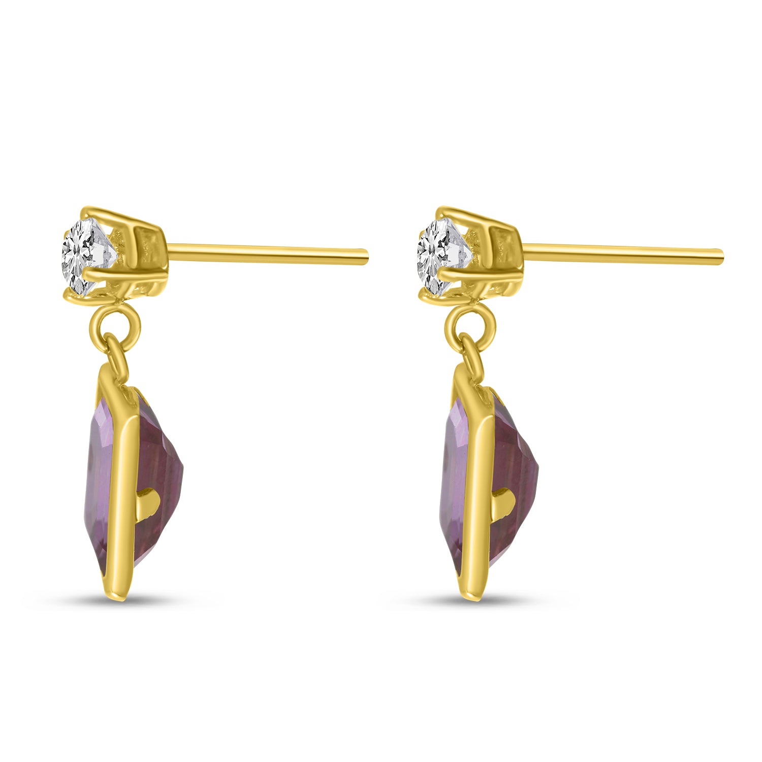 Radiant Blush Topaz Earrings