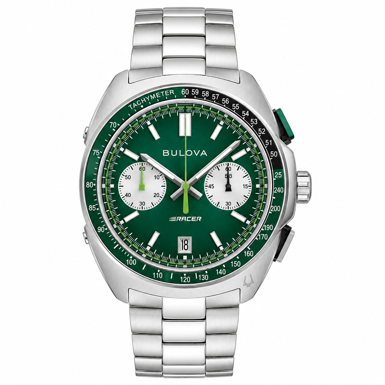 Bulova Green Racer Chronograph Men's Watch