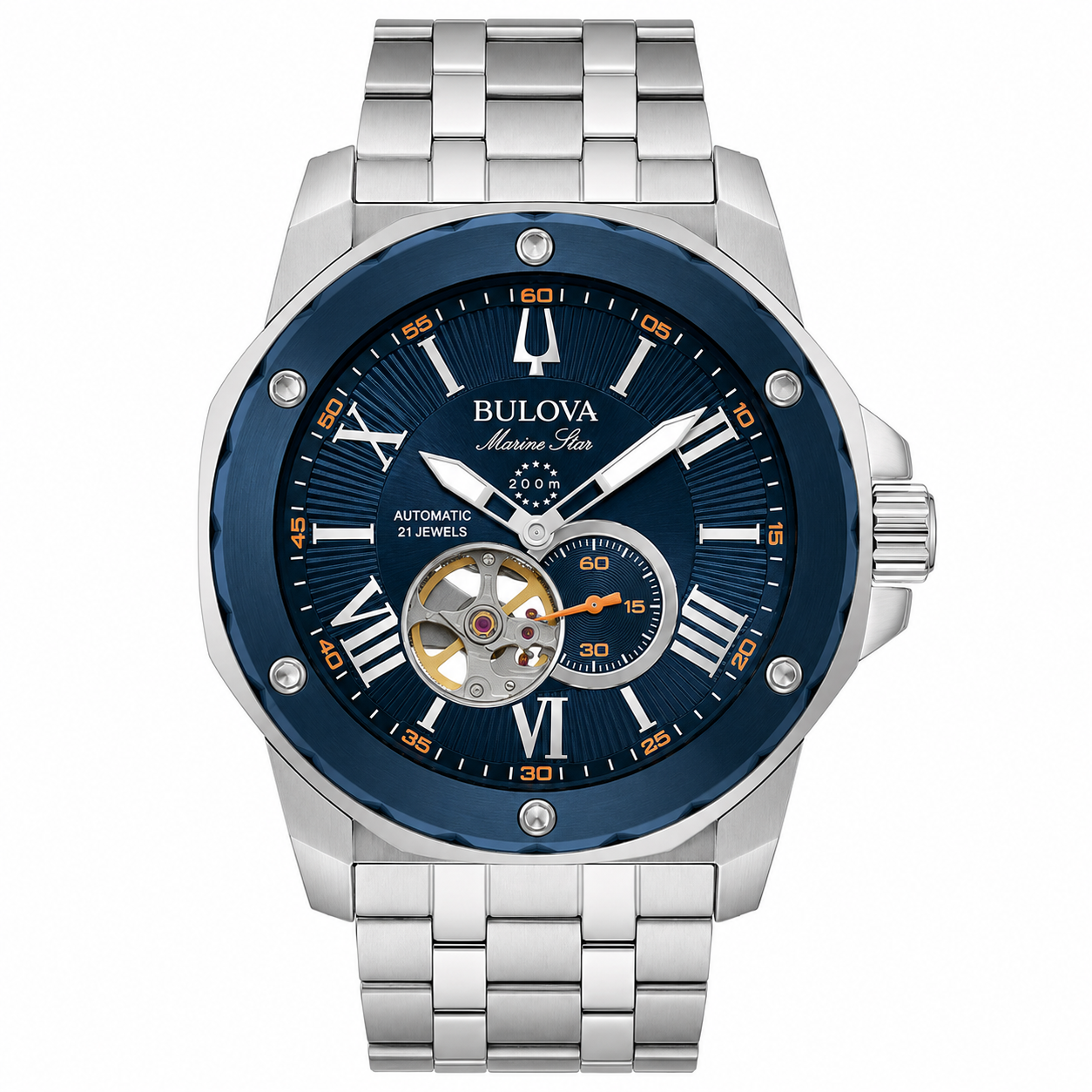 Bulova Blue Heartbeat Marine Star Series A Men's Watch