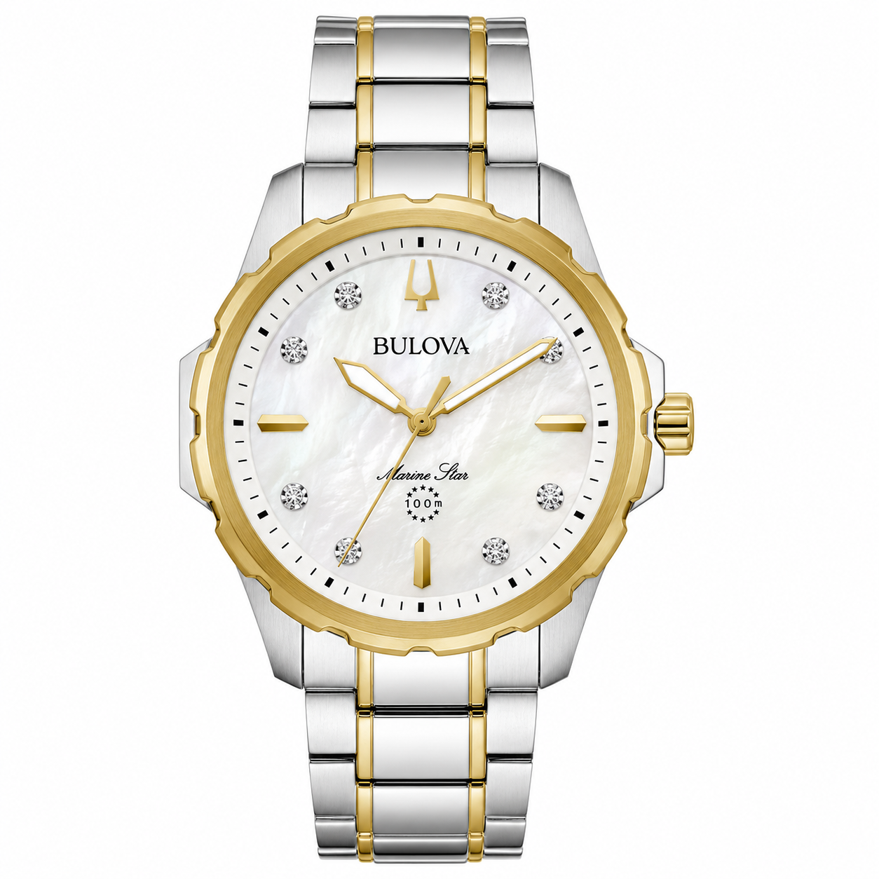 Bulova Mother of Pearl Marine Star Women's Watch