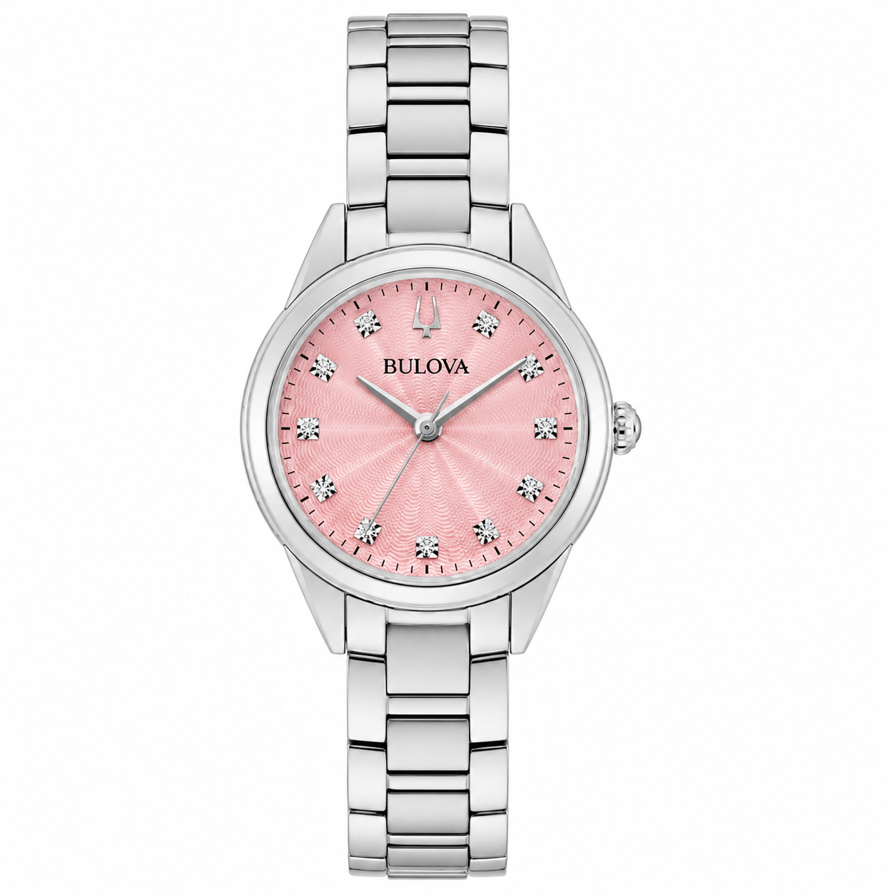 Bulova Pink Sutton Diamond Women's Watch