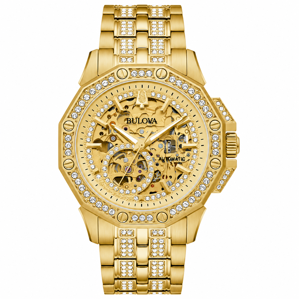 Belova Golden Crystal Octava Men's Watch
