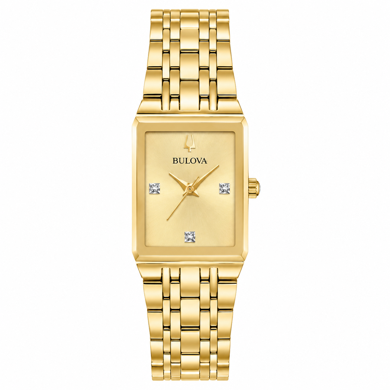 Bulova Golden Quadra Women's Watch