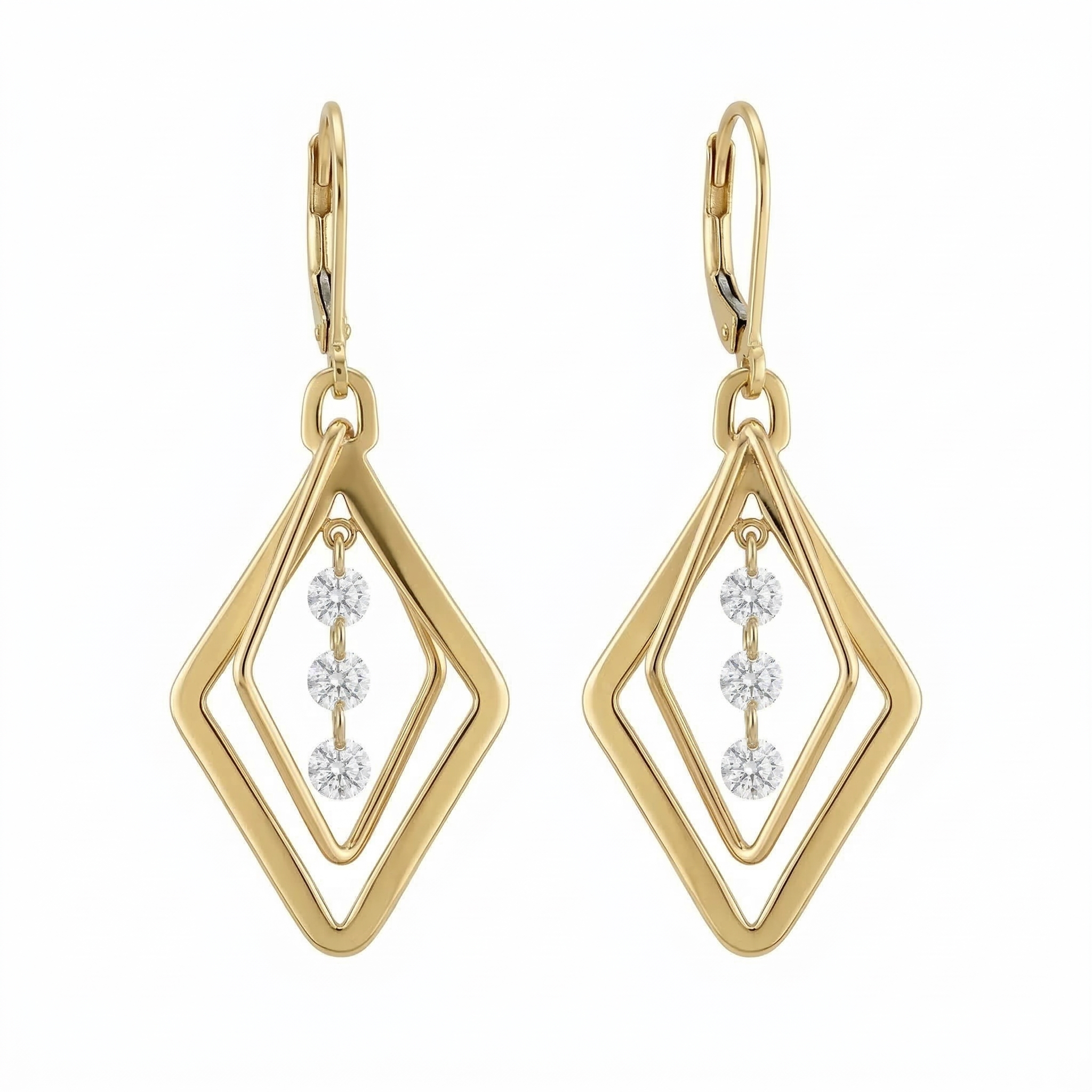 Golden Chandelier Dashing Diamond Drops
