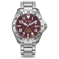 Citizen® Promaster Land GMT Red Dial Eco-Drive Men's Watch