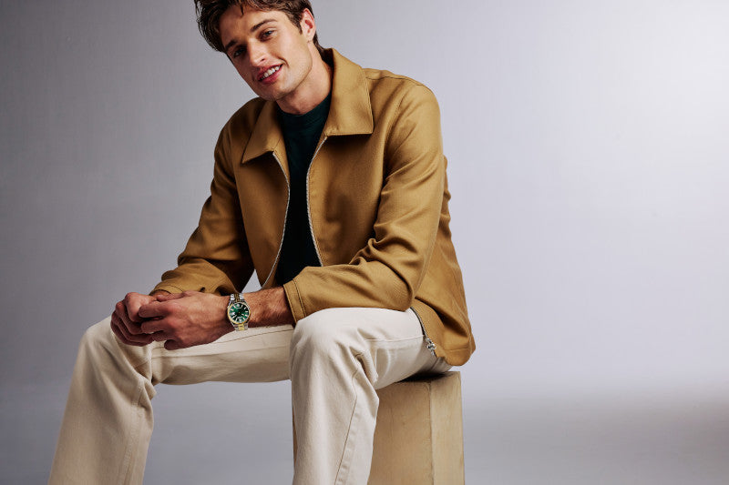 Citizen® TSUYOSA 60 Green Dial Men’s Watch