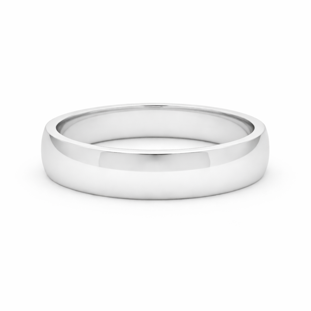 Benchmark® 10K White Gold Euro Comfort Fit Band