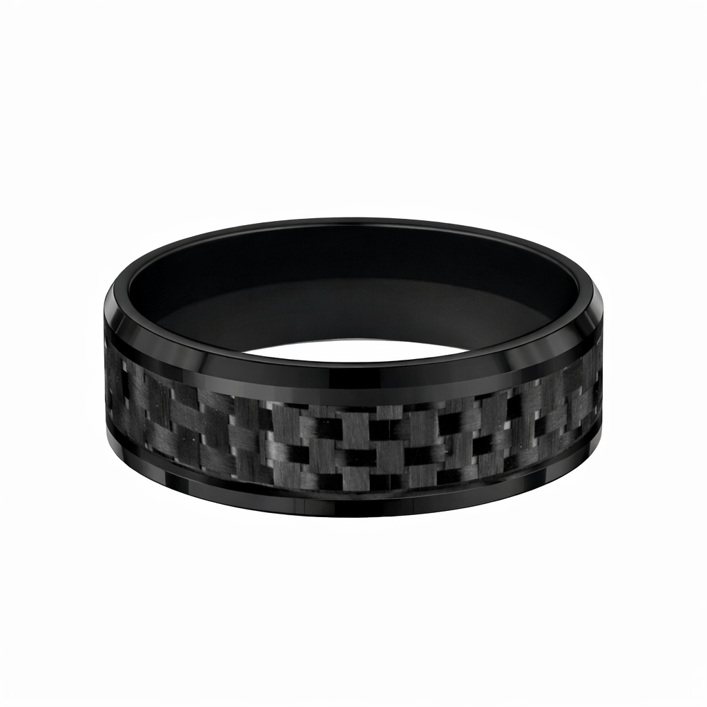 Benchmark® Titanium & Carbon Fiber Men's Band