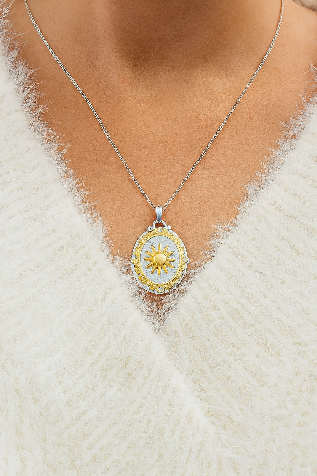 Golden Solstice Locket