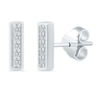 Tali & Tabi DiamondLine Bar Earrings