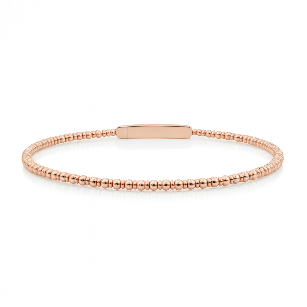 Flexie Polished Bead Bracelet