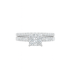 Love Story® Radiant Illusion Princess Cut Diamond Bridal Set