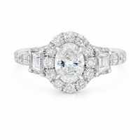 Love Story® Ever Luminous Oval Diamond Engagement Ring