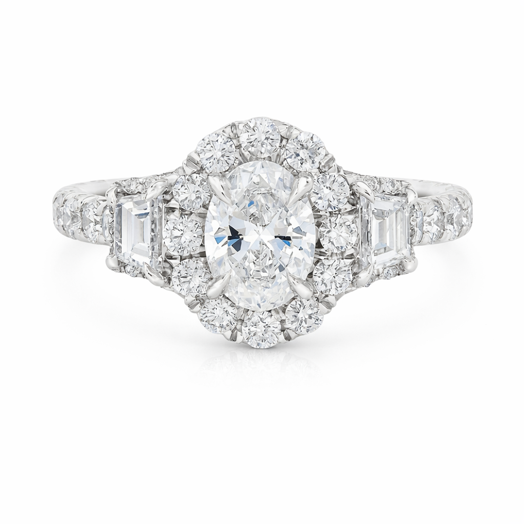 Love Story® Ever Luminous Oval Diamond Engagement Ring