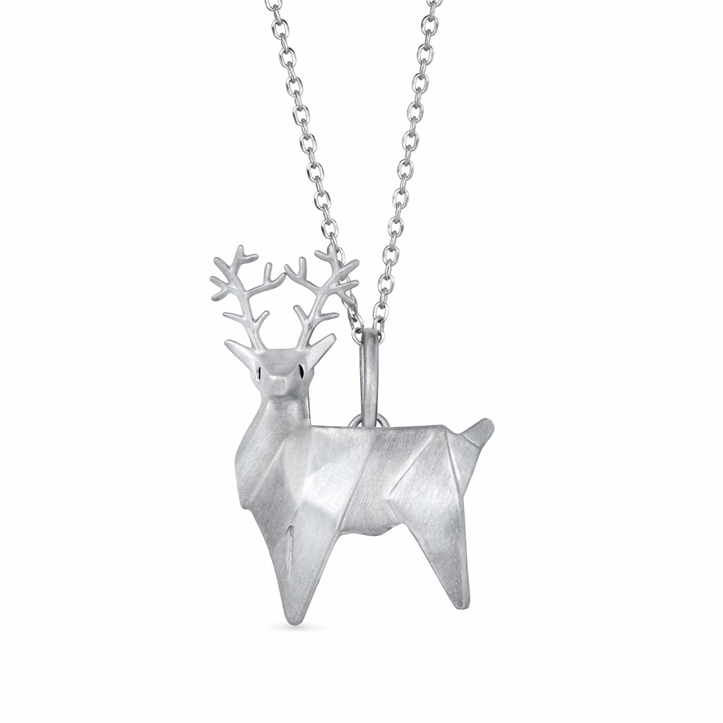Origami Reindeer Pendant