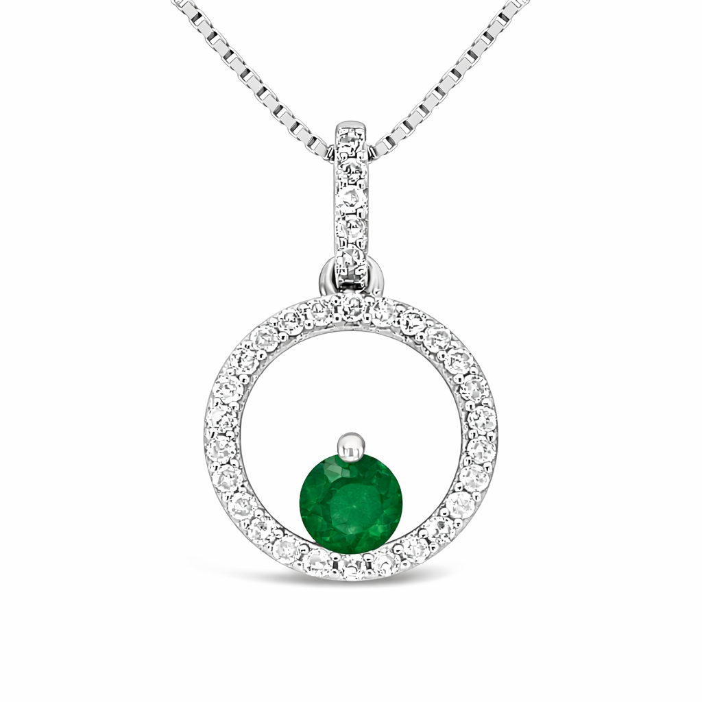 Greenflare Emerald Nimbus Pendant