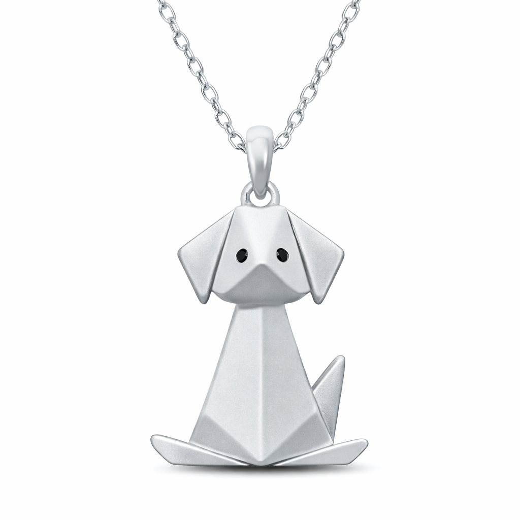 Origami Dog Pendant