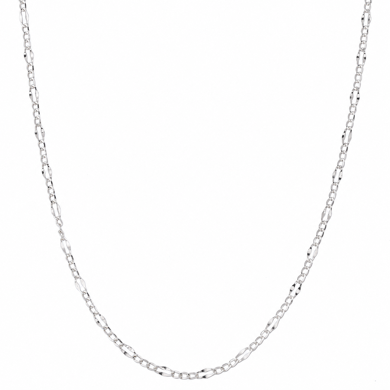 Silverline Figaro Chain Necklace