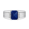 Titan Crest Sapphire Ring