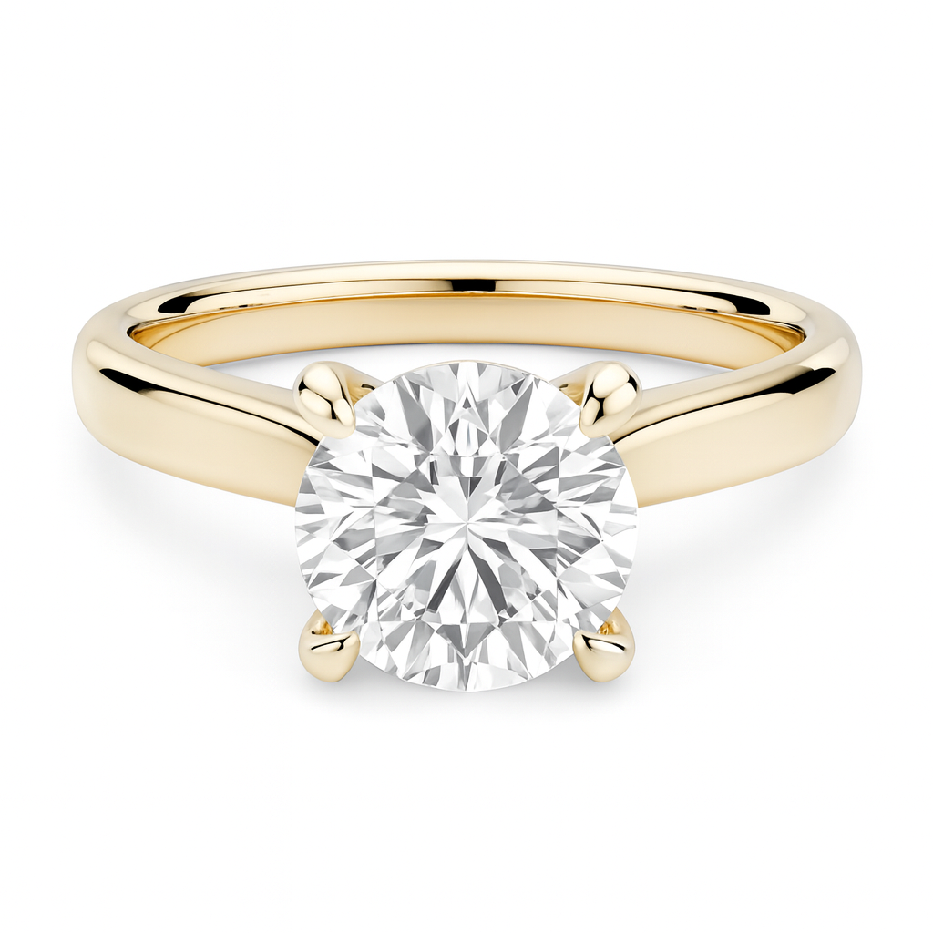 My Caroline Round Timeless Solitaire Mounting