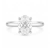 My Caroline Infinite Oval Solitaire Mounting