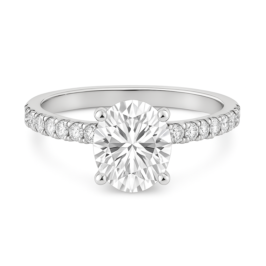 My Caroline Radiant Round Engagement Mounting