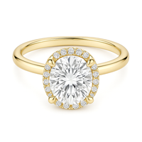 My Caroline Round Sunlit Halo Mounting