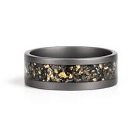 Heavy Stone® Tungsten Meteorite Men's Band