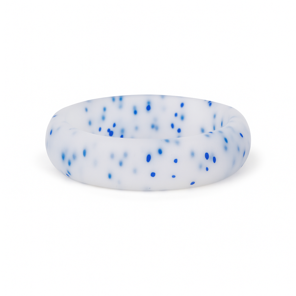 Heavy Stone® FlexFit Blue Glitter Silicone Band