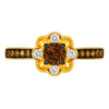 Le Vian® Honey Bloom Chocolate & Nude Diamond Ring