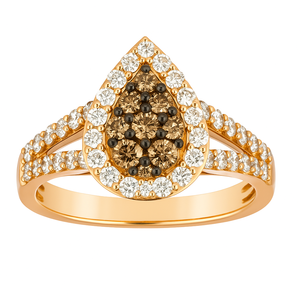 Le Vian® Golden Ember Teardrop Cluster Ring