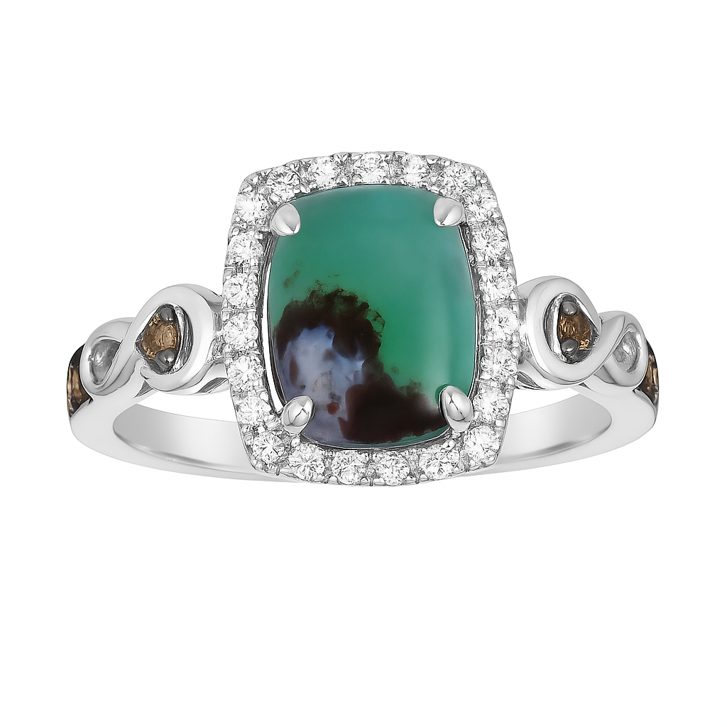 Le Vian® Ocean Mirage Peacock Aquaprase Ring