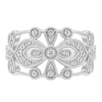 Vintage Whispers Diamond Band