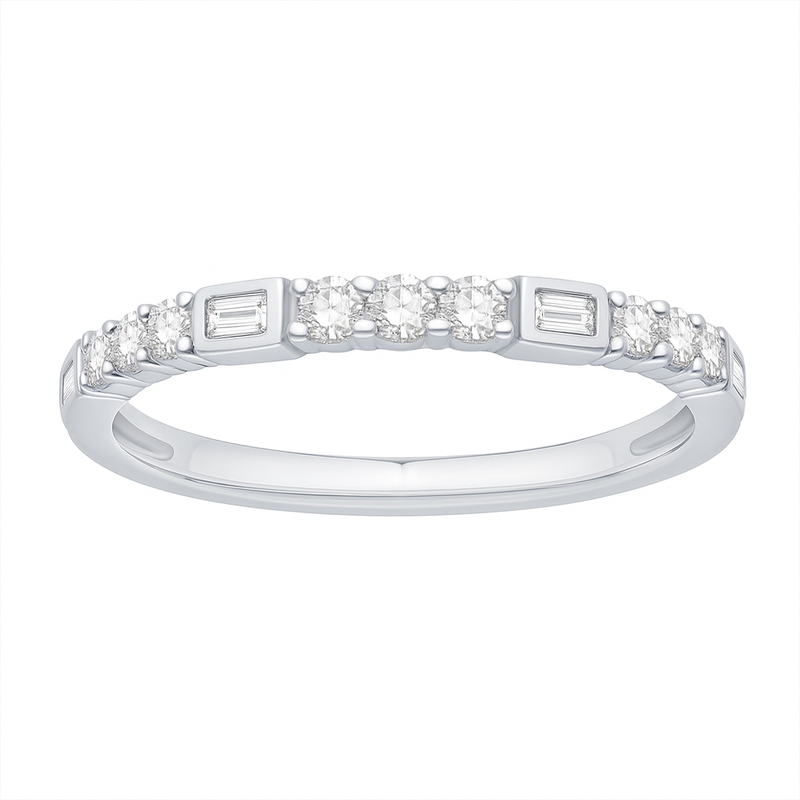 Two Hearts® Bezel Embrace Diamond Band