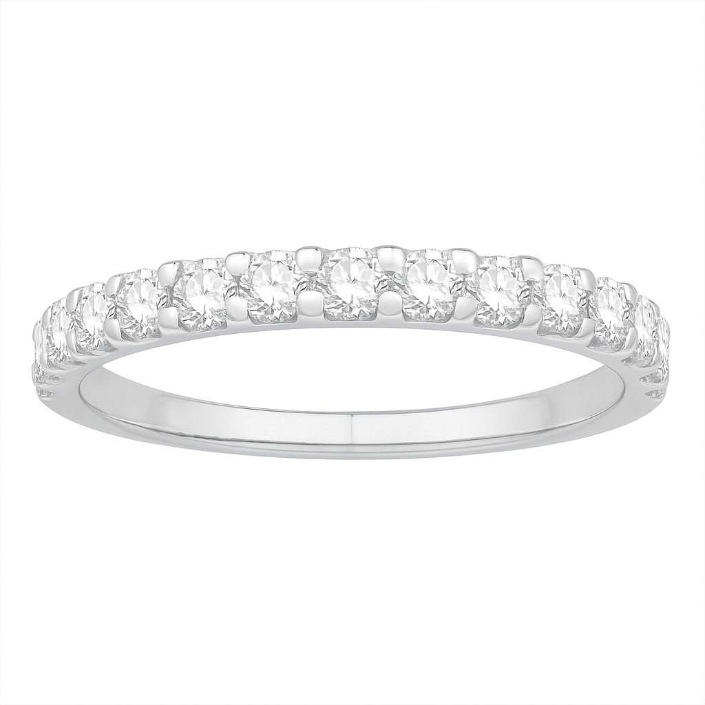Two Hearts® Platinum Eternal Flame Diamond Band