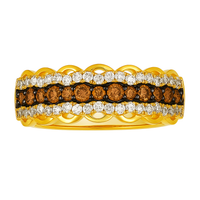 Le Vian® Golden Lace Chocolatier Diamond Band