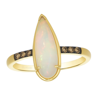 Le Vian® Neopolitan Opal Drift Teardrop Ring