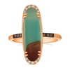 Le Vian® Windswept Horizon Peacock Aquaprase Statement Ring