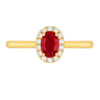 Crimson Fire Ruby Ring