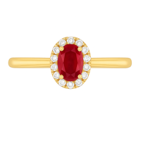 Crimson Fire Ruby Ring