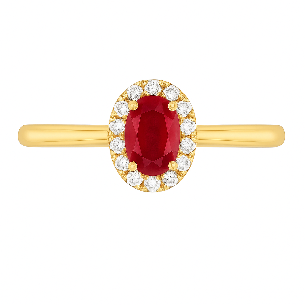 Crimson Fire Ruby Ring
