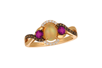 Le Vian® Crimson Glow Neopolitan Opal Ring