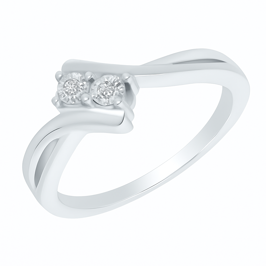 Twilight Duo Cluster Ring