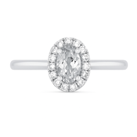 Clearbloom White Topaz Ring