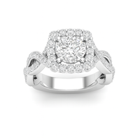 Love Story® Enchanted Path Round Diamond Engagement Ring