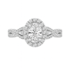 Two Hearts® Ever Twined Oval Diamond Engagement Ring