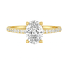 Love Story® Classic Devotion Oval Diamond Engagement Ring