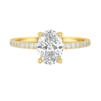 Love Story® Classic Devotion Oval Diamond Engagement Ring