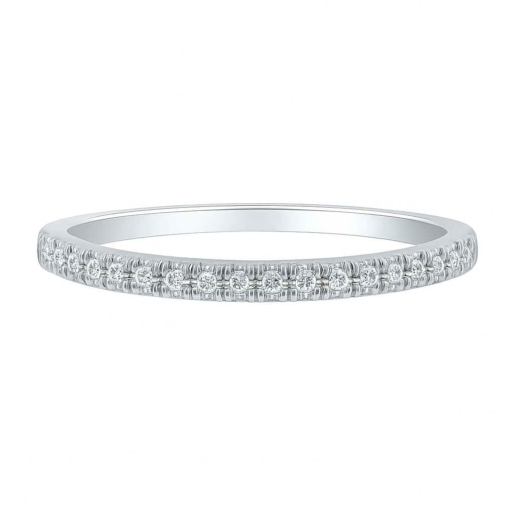 Whisper Line Diamond Band