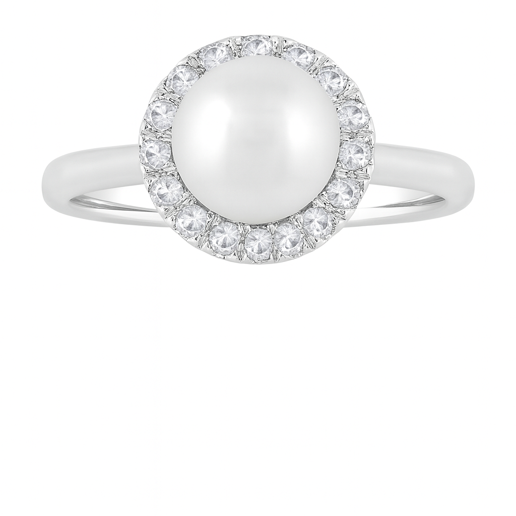 Silken Light Pearl Ring